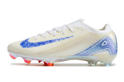 Nike Air Zoom Mercurial Vapor 16 Elite FG Football Boots - Beige/Blue/Orange
