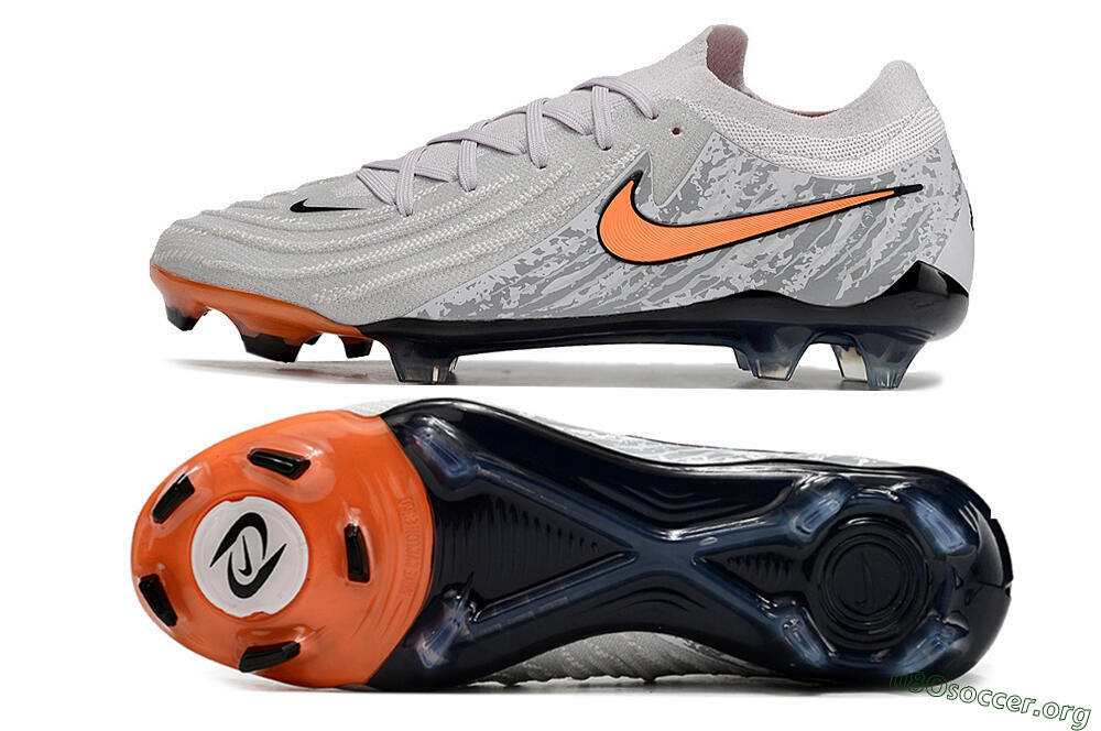 Nike Phantom Luna Elite FG Football Boots - Grey/Orange/Black 1