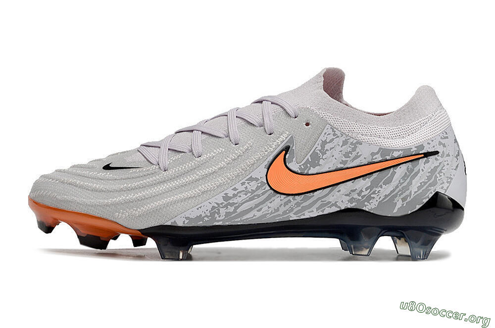 Nike Phantom Luna Elite FG Football Boots - Grey/Orange/Black 3