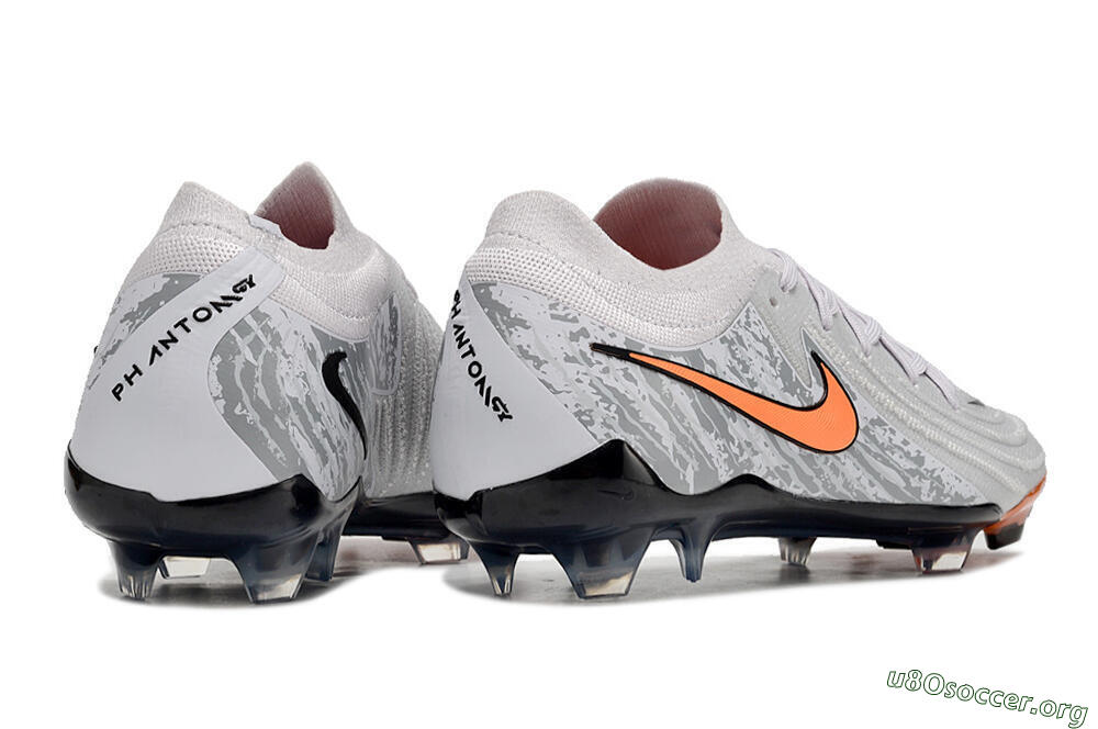 Nike Phantom Luna Elite FG Football Boots - Grey/Orange/Black 6