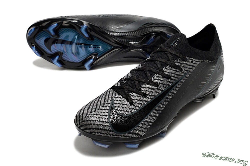 Nike Air Zoom Mercurial Vapor 16 Elite FG Football Boots - Black/Black/Blue 0