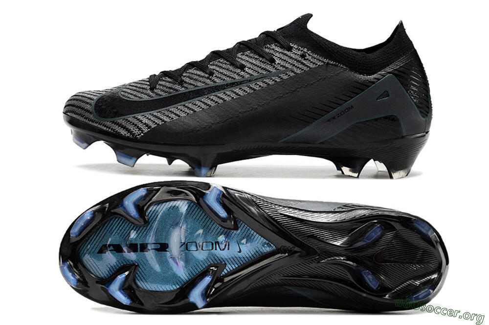 Nike Air Zoom Mercurial Vapor 16 Elite FG Football Boots - Black/Black/Blue 1
