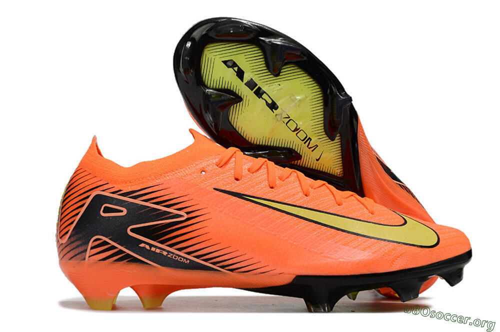 Nike Air Zoom Mercurial Vapor 16 Elite FG Football Boots - Orange/Yellow/Black 2