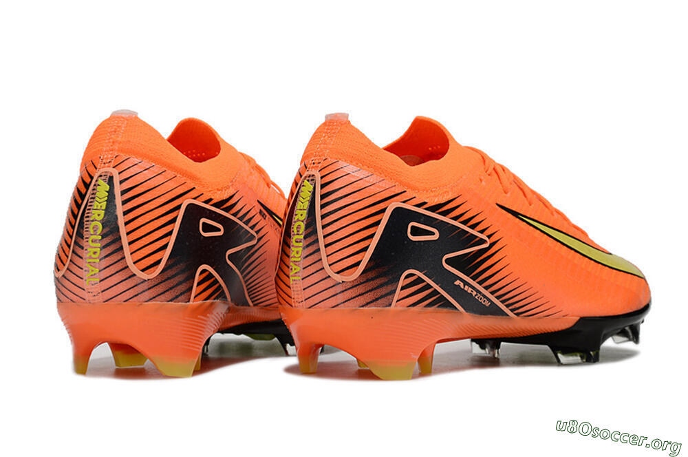 Nike Air Zoom Mercurial Vapor 16 Elite FG Football Boots - Orange/Yellow/Black 6