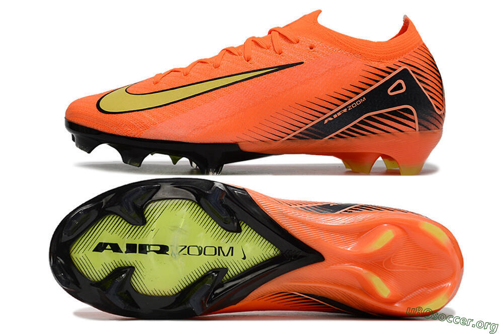 Nike Air Zoom Mercurial Vapor 16 Elite FG Football Boots - Orange/Yellow/Black 1