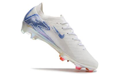 Nike Air Zoom Mercurial Vapor 16 Elite FG Football Boots - White/Silver/Blue/Orange