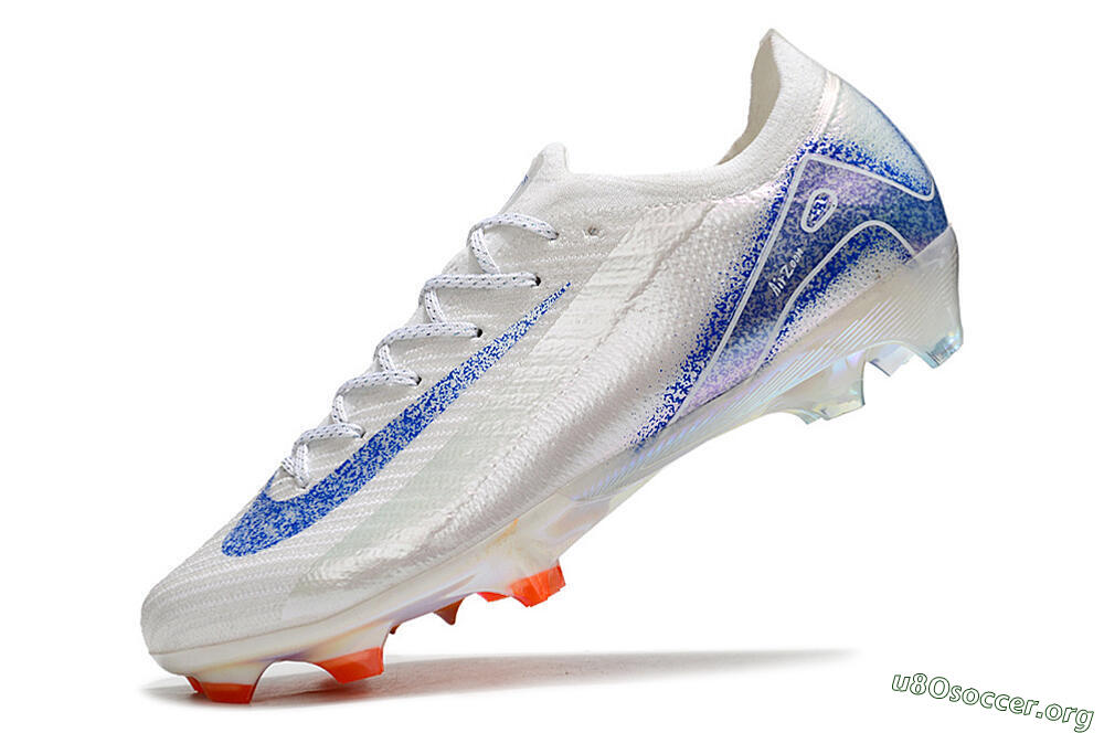 Nike Air Zoom Mercurial Vapor 16 Elite FG Football Boots - White/Silver/Blue/Orange 5