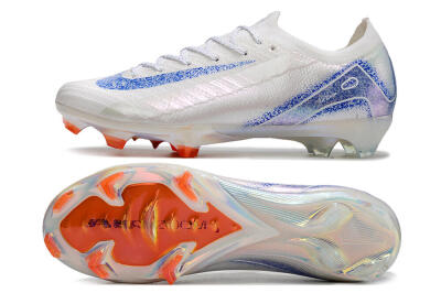 Nike Air Zoom Mercurial Vapor 16 Elite FG Football Boots - White/Silver/Blue/Orange