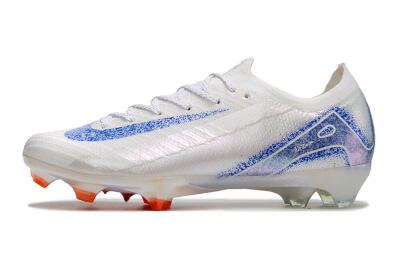 Nike Air Zoom Mercurial Vapor 16 Elite FG Football Boots - White/Silver/Blue/Orange