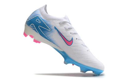 Nike Air Zoom Mercurial Vapor 16 Elite FG Football Boots - White/Pink/Blue