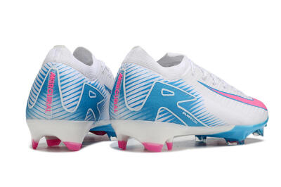 Nike Air Zoom Mercurial Vapor 16 Elite FG Football Boots - White/Pink/Blue