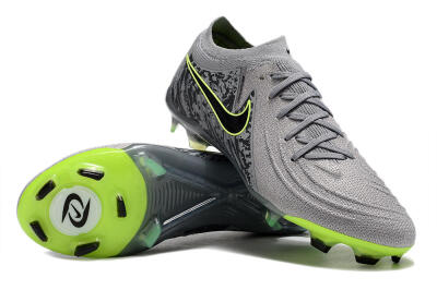 Nike Phantom Luna Elite NU FG Football Boots - Grey/Black/Yellow