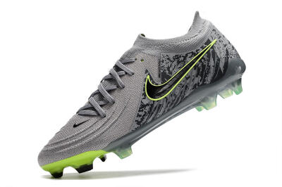 Nike Phantom Luna Elite NU FG Football Boots - Grey/Black/Yellow