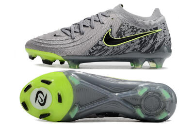 Nike Phantom Luna Elite NU FG Football Boots - Grey/Black/Yellow