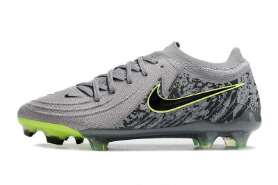 Nike Phantom Luna Elite NU FG Football Boots - Grey/Black/Yellow