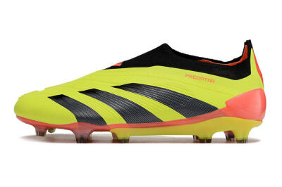 Adidas Predator Accuracy+ Laceless FG Football Boots - Yellow/Black/Orange