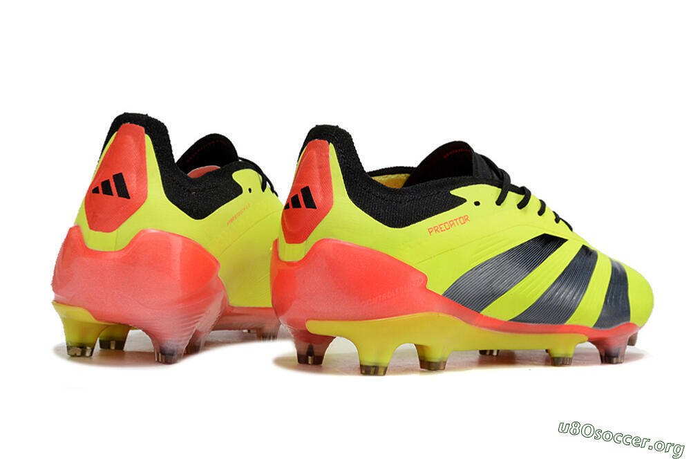 Adidas Predator Elite FG Football Boots - Yellow/Black/Orange 6