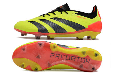 Adidas Predator Elite FG Football Boots - Yellow/Black/Orange