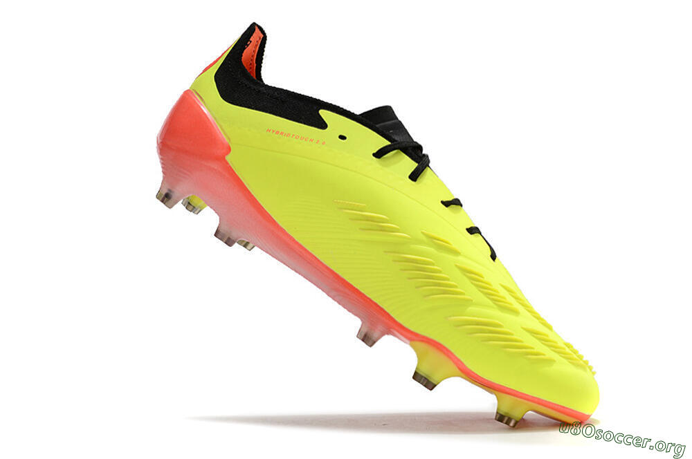 Adidas Predator Elite FG Football Boots - Yellow/Black/Orange 5