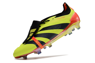 Adidas Predator Elite Foldover Tongue FG Football Boots - Yellow/Black/Orange