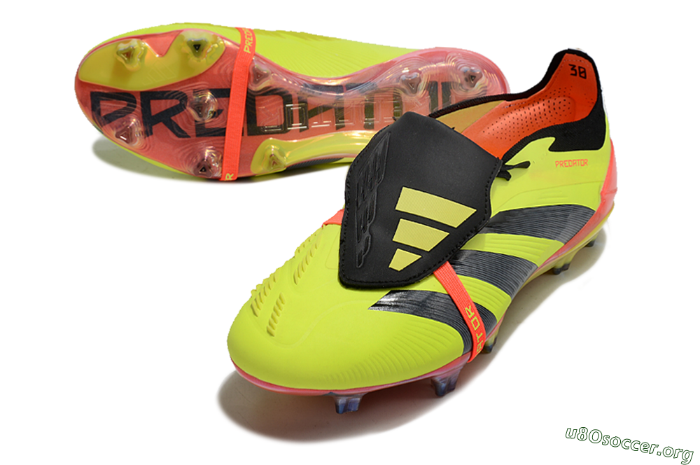 Adidas Predator Elite Foldover Tongue FG Football Boots - Yellow/Black/Orange 0