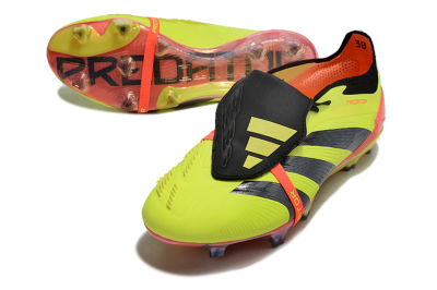 Adidas Predator Elite Foldover Tongue FG Football Boots - Yellow/Black/Orange