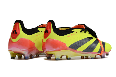 Adidas Predator Elite Foldover Tongue FG Football Boots - Yellow/Black/Orange