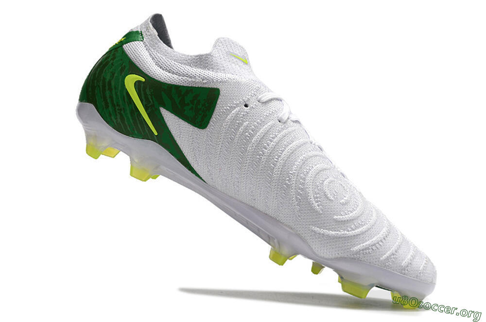 Nike Phantom Luna Elite NU FG Football Boots - White/Green/Yellow 4