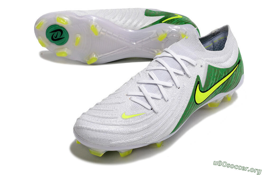 Nike Phantom Luna Elite NU FG Football Boots - White/Green/Yellow 0
