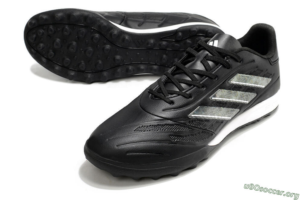Adidas Copa Pure.3 TF Football Shoes - Black/Sliver/White 0