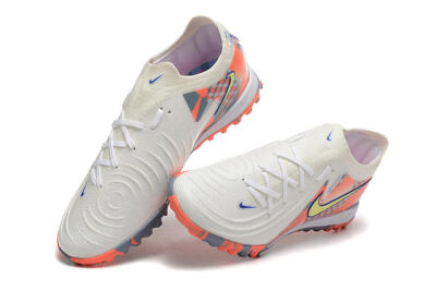 Nike Phantom GX 2 Elite TF Football Shoes - White/Blue/Yellow/Orange