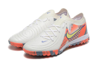 Nike Phantom GX 2 Elite TF Football Shoes - White/Blue/Yellow/Orange