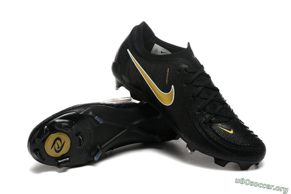 Nike Phantom Luna Elite NU FG Football Boots - Black/Gold 4