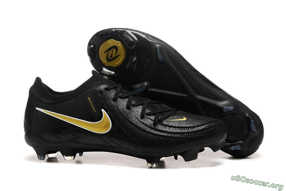 Nike Phantom Luna Elite NU FG Football Boots - Black/Gold 2