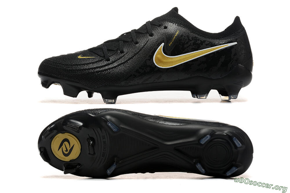 Nike Phantom Luna Elite NU FG Football Boots - Black/Gold 1