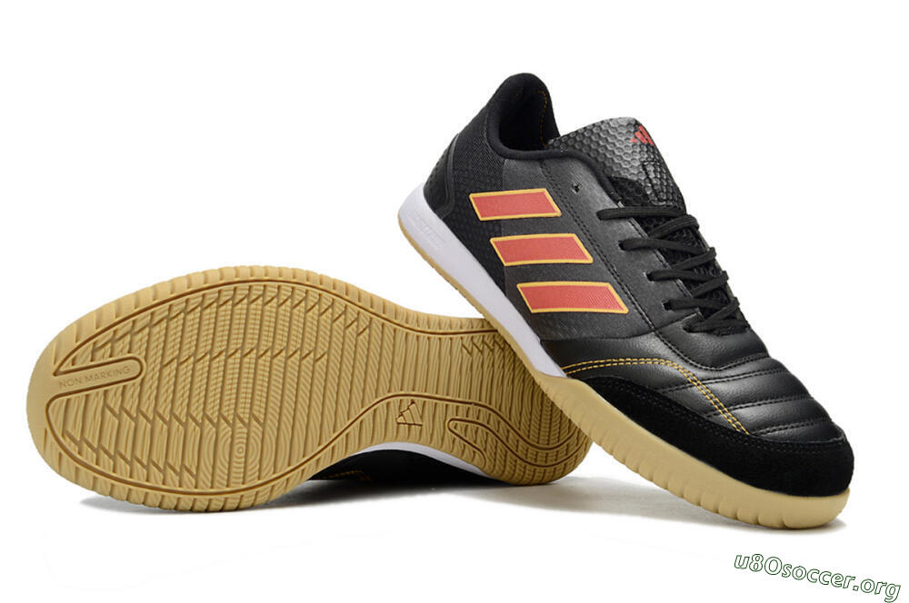 Adidas Top Sala FG Football Shoes - Black/Orange/Brown 1