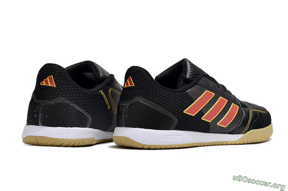 Adidas Top Sala FG Football Shoes - Black/Orange/Brown 6