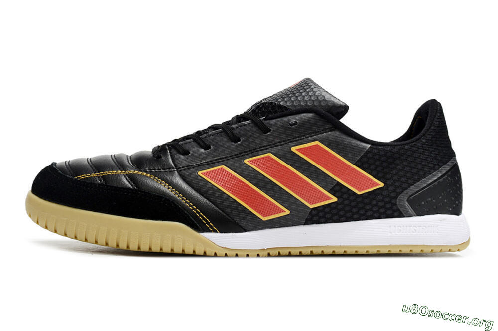 Adidas Top Sala FG Football Shoes - Black/Orange/Brown 3