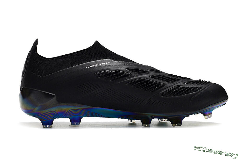 Adidas Predator Accuracy+ Laceless FG Football Boots - Black/Silver 5