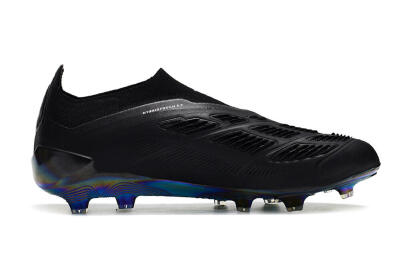 Adidas Predator Accuracy+ Laceless FG Football Boots - Black/Silver
