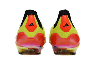 Adidas Predator Accuracy+ Laceless FG Football Boots - Yellow/Black/Grey