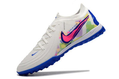 Nike Phantom Luna Elite TF Football Shoes - White/Blue/Pink/Yellow