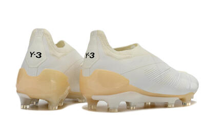 Adidas Predator Accuracy+ Laceless FG Football Boots - White/Beige