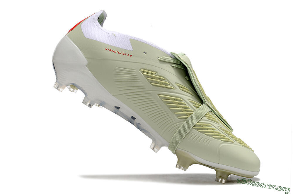 Adidas Predator Elite Foldover Tongue FG Football Boots - Beige/Black/White 4