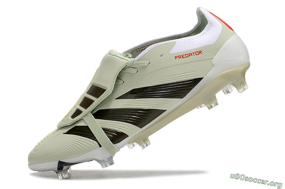 Adidas Predator Elite Foldover Tongue FG Football Boots - Beige/Black/White 5