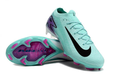 Nike Air Zoom Mercurial Vapor 16 Elite FG Football Boots - Green/Purple/Black