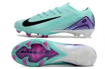 Nike Air Zoom Mercurial Vapor 16 Elite FG Football Boots - Green/Purple/Black