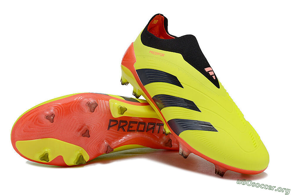 Adidas Predator Accuracy+ FG Football Boots - Yellow/Black/Red 0