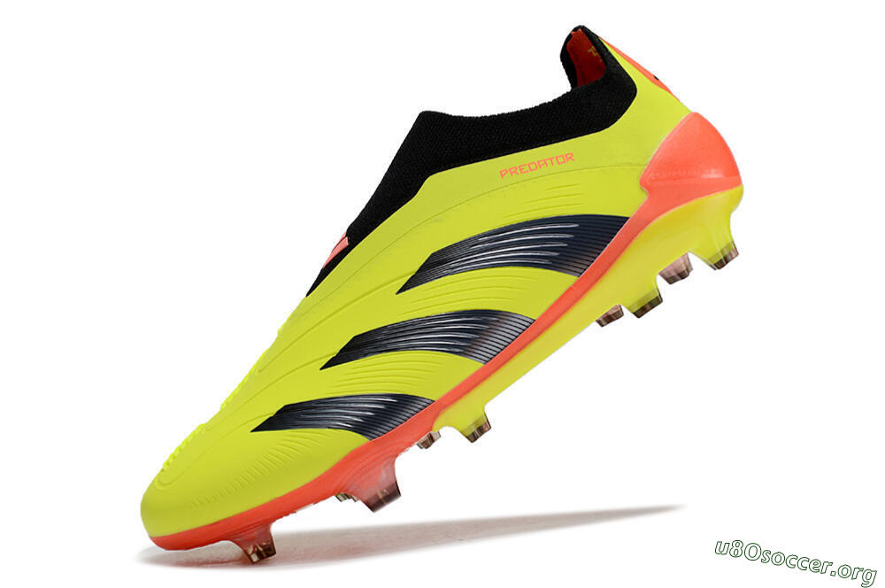 Adidas Predator Accuracy+ FG Football Boots - Yellow/Black/Red 5