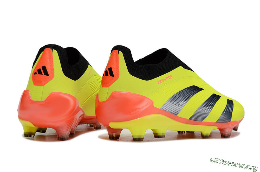 Adidas Predator Accuracy+ FG Football Boots - Yellow/Black/Red 6